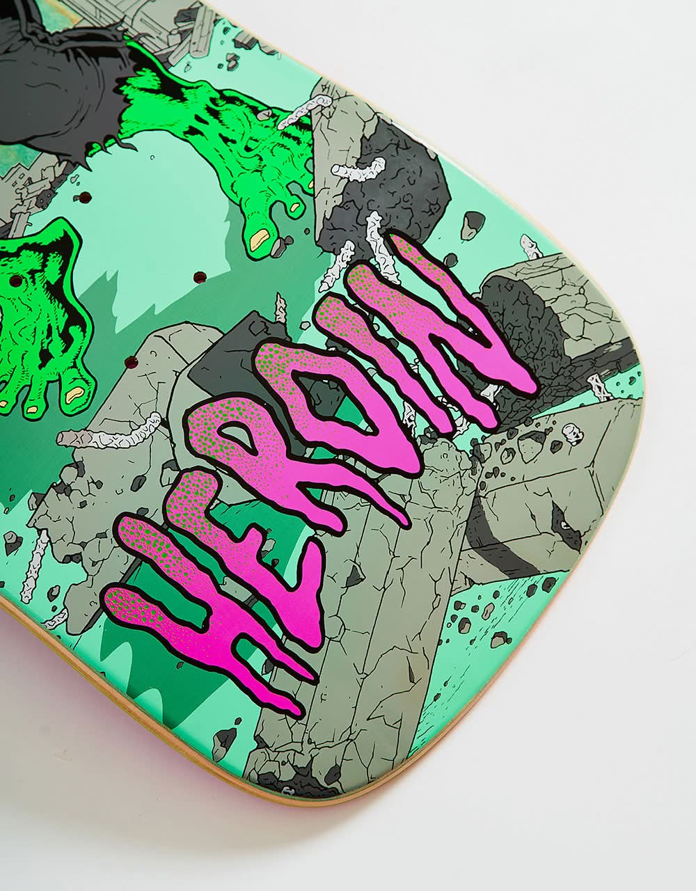 Heroin Curb Crusher XL Barf Skateboard Deck - 10.25”