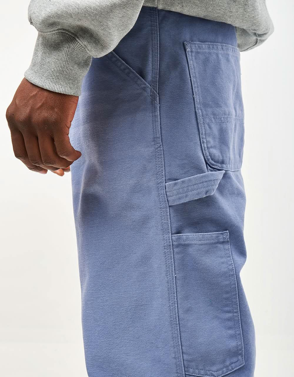 Pantalón Carhartt WIP Single Knee - Bay Blue (lona envejecida)