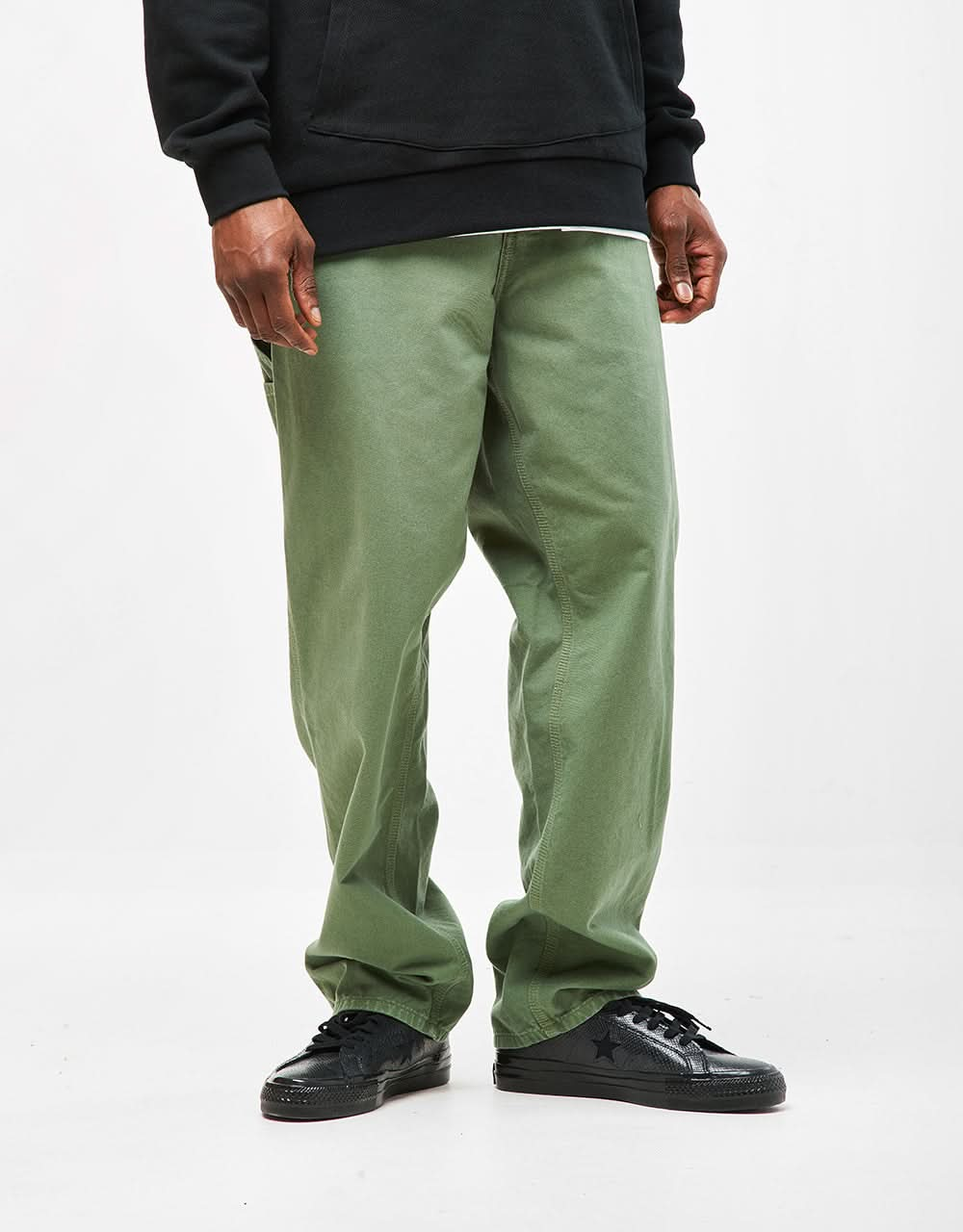 Carhartt WIP Single Knee Pant - Park (Garment Dyed)