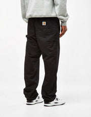 Carhartt WIP Single Knee Pant - Black (Garment Dyed)