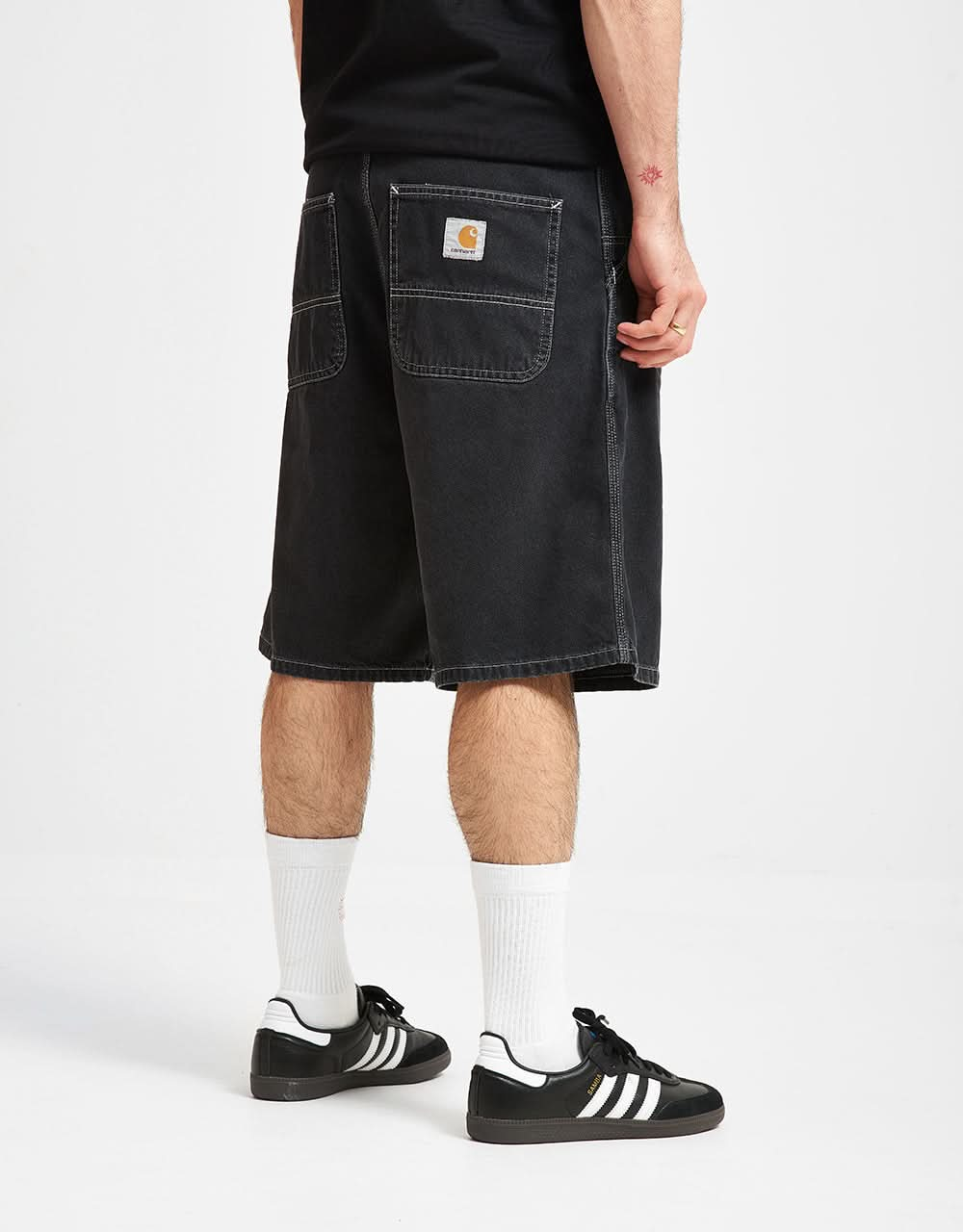 Carhartt WIP Simple Short - Black (Heavy Stone Wash)