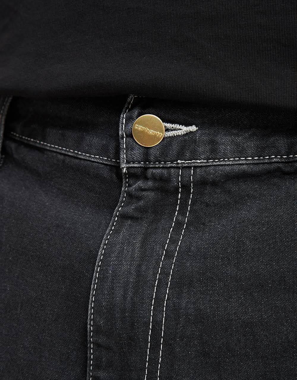 Carhartt WIP Simple Short - Black (Heavy Stone Wash)