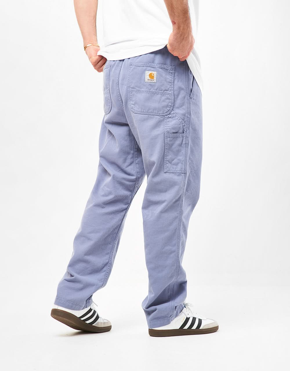 Carhartt WIP Flint Pant - Bay Blue (Garment Dyed)