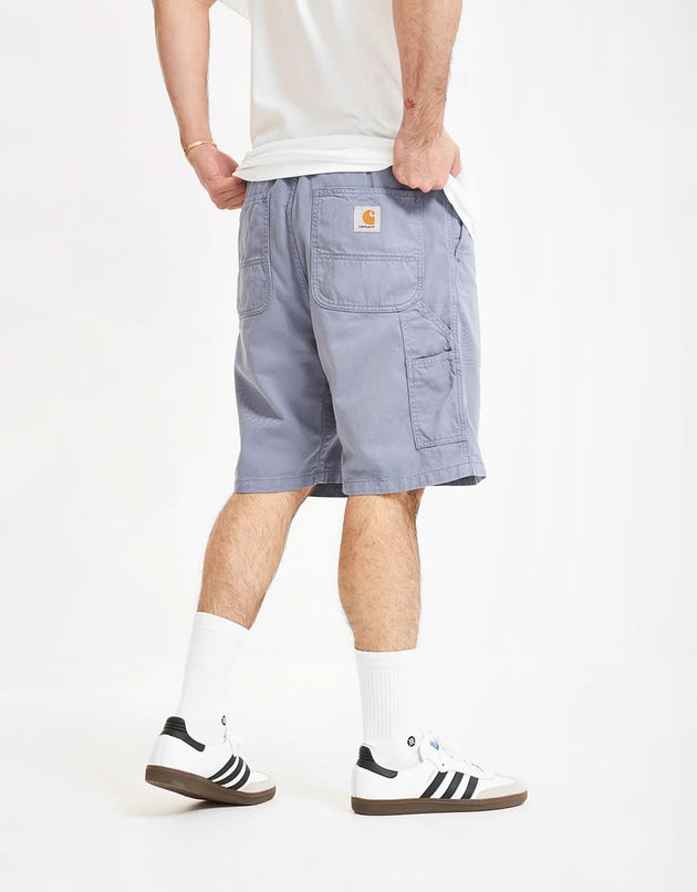 Carhartt WIP Flint Short - Bay Blue (Garment Dyed)