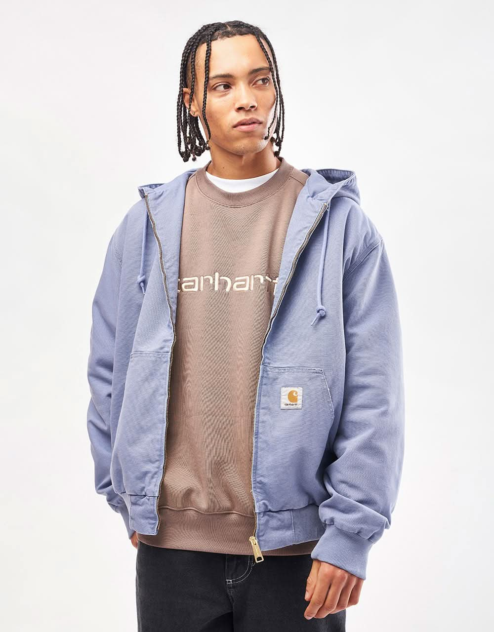 Carhartt WIP Active Jacket - Bay Blue (Aged Canvas)