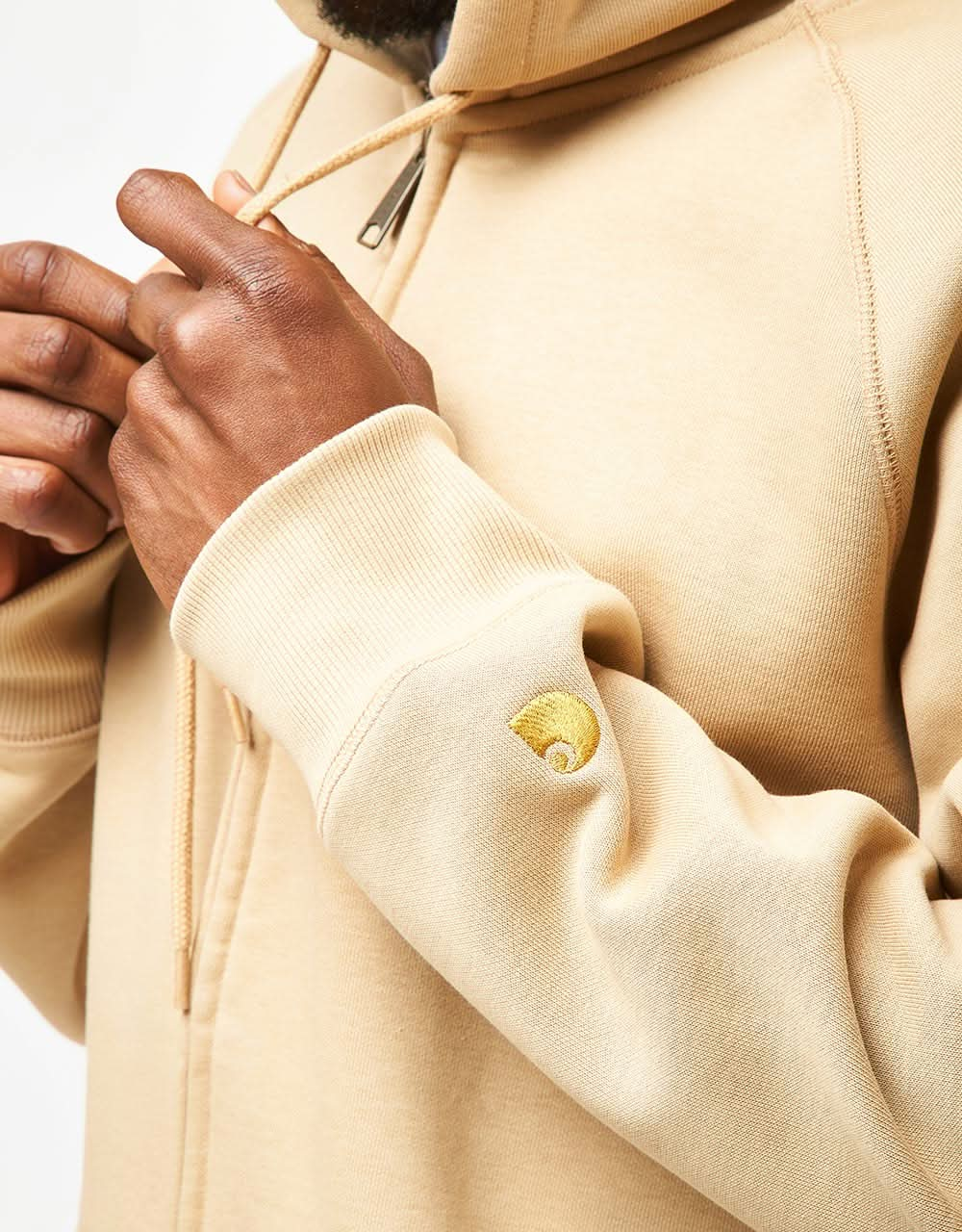 Carhartt WIP Hooded Chase Jacket - Sable/Gold