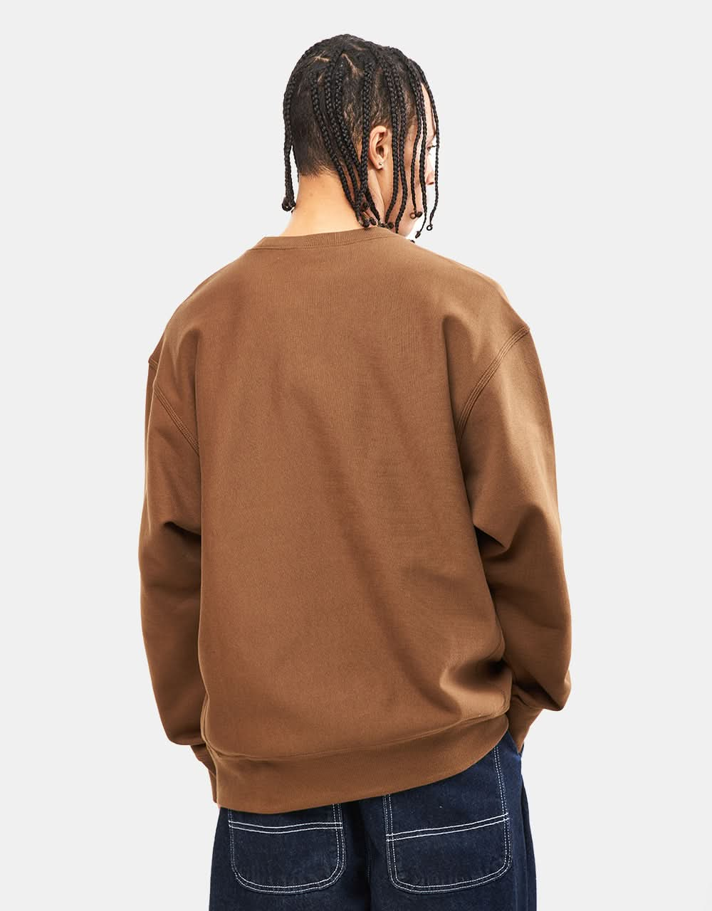 Carhartt WIP American Script Sweatshirt - Lumber