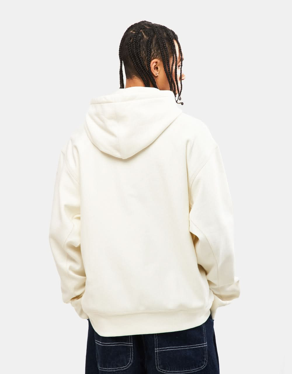 Carhartt WIP Hooded American Script Sweatshirt - Wax