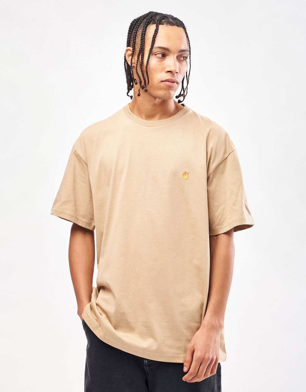 Carhartt WIP Chase T-Shirt - Sable/Gold