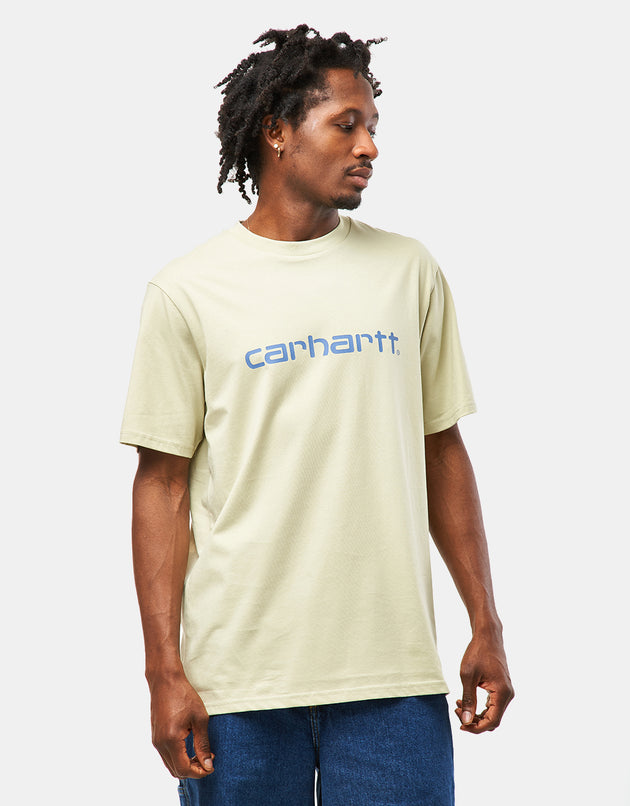 T-shirt Carhartt WIP Script - Berillo/Sorrento 