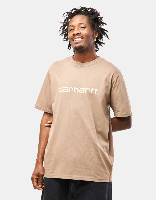 Camiseta Carhartt WIP Script - Rama/Ratán