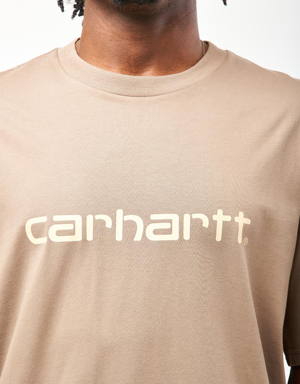 Camiseta Carhartt WIP Script - Rama/Ratán