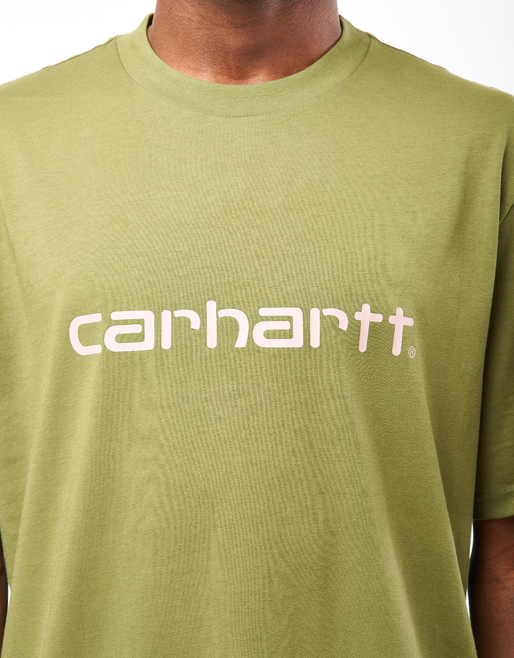 Carhartt WIP Script T-Shirt – Dundee/Glassy Pink