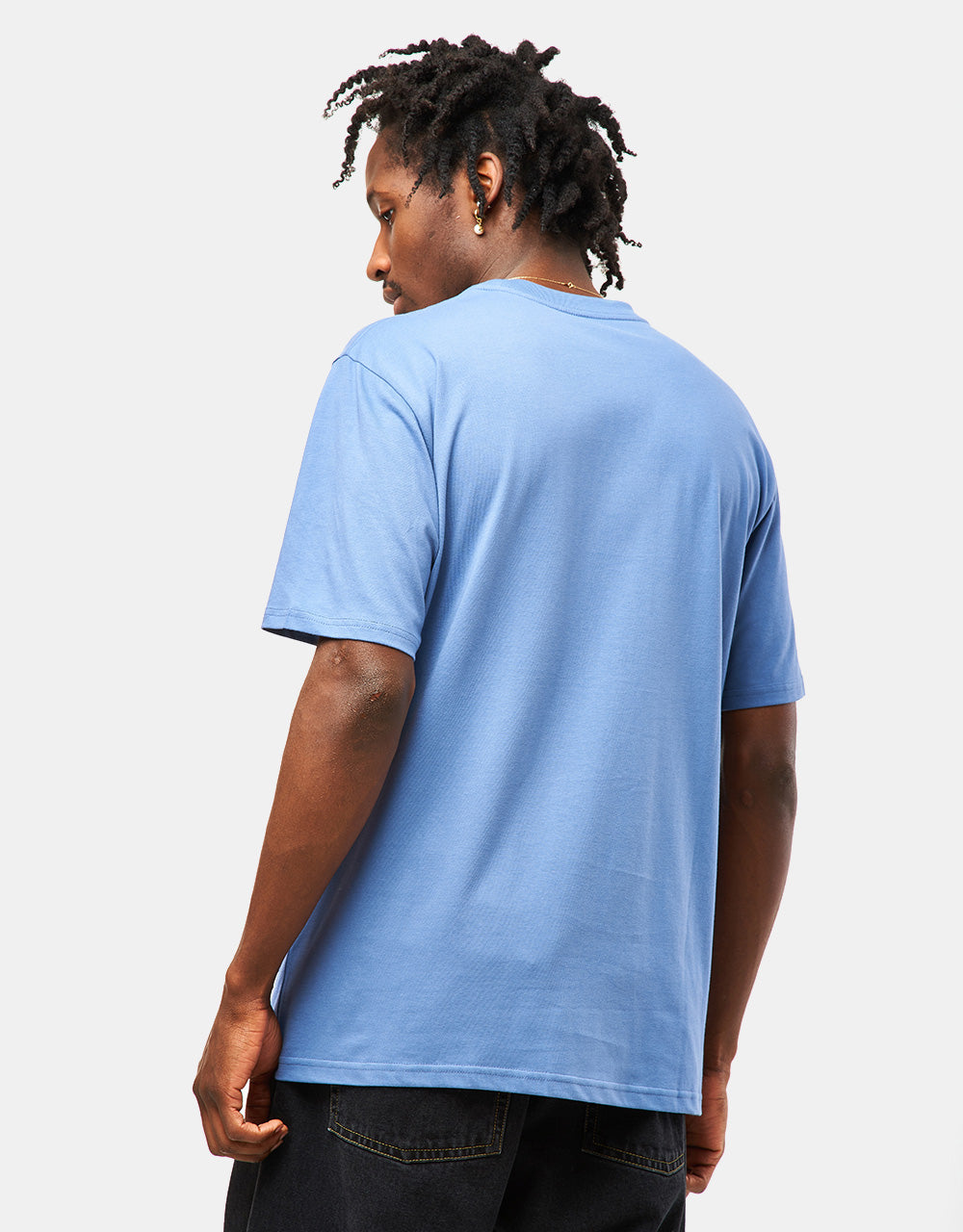 T-shirt Carhartt WIP Script - Sorrent/Blanc 