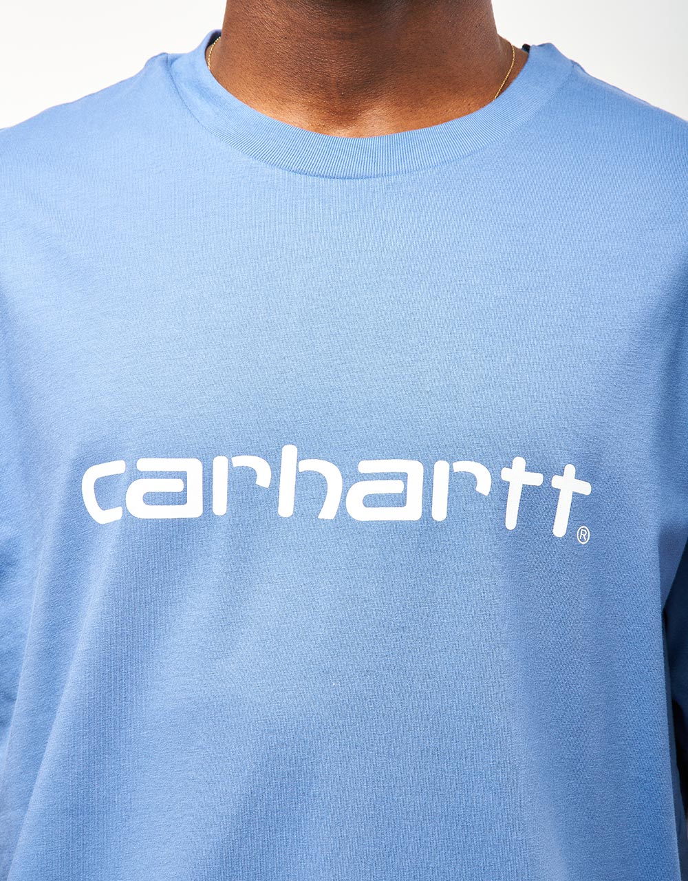 Carhartt WIP Script T-Shirt – Sorrent/Weiß