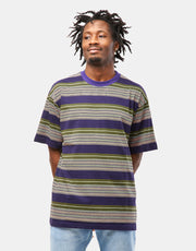 Camiseta Carhartt WIP Coby - Colby Stripe/Tyrian 