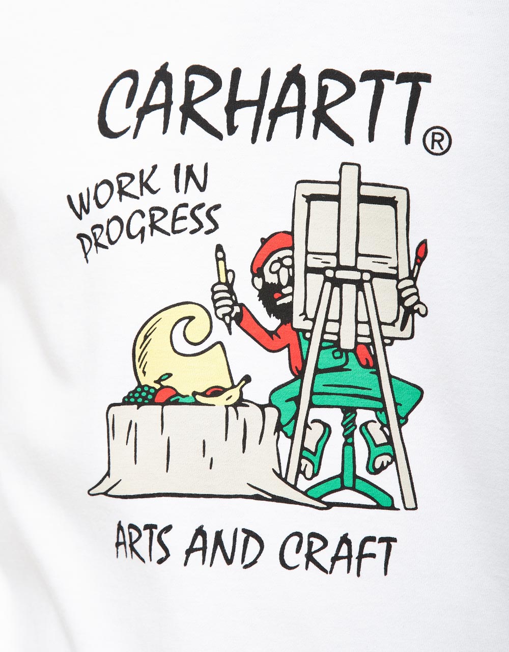 Camiseta Carhartt WIP Art Supply - Blanco