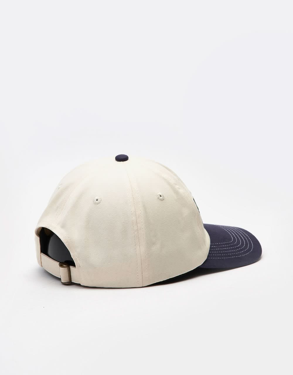 Butter Goods Big Apple 6 Panel Cap - Natural/Slate