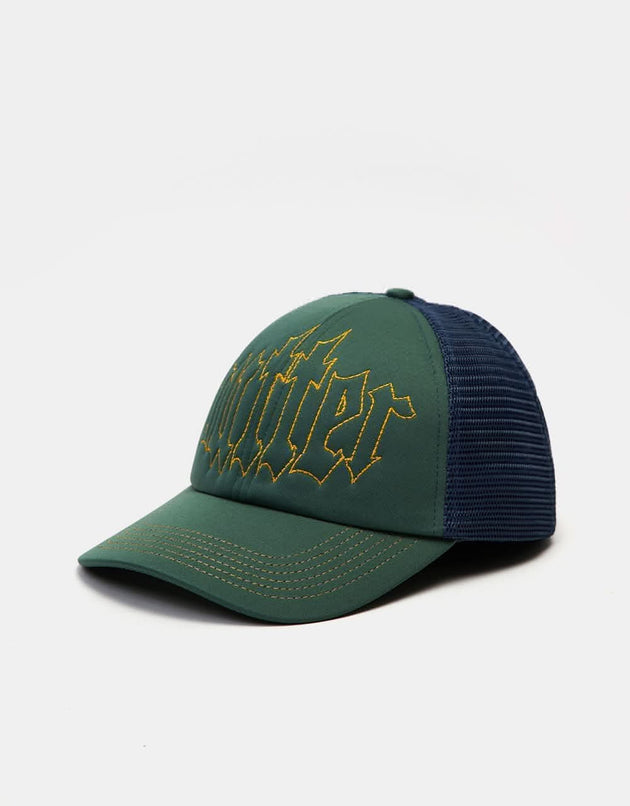 Butter Goods Shock Trucker Cap - Dark Forest