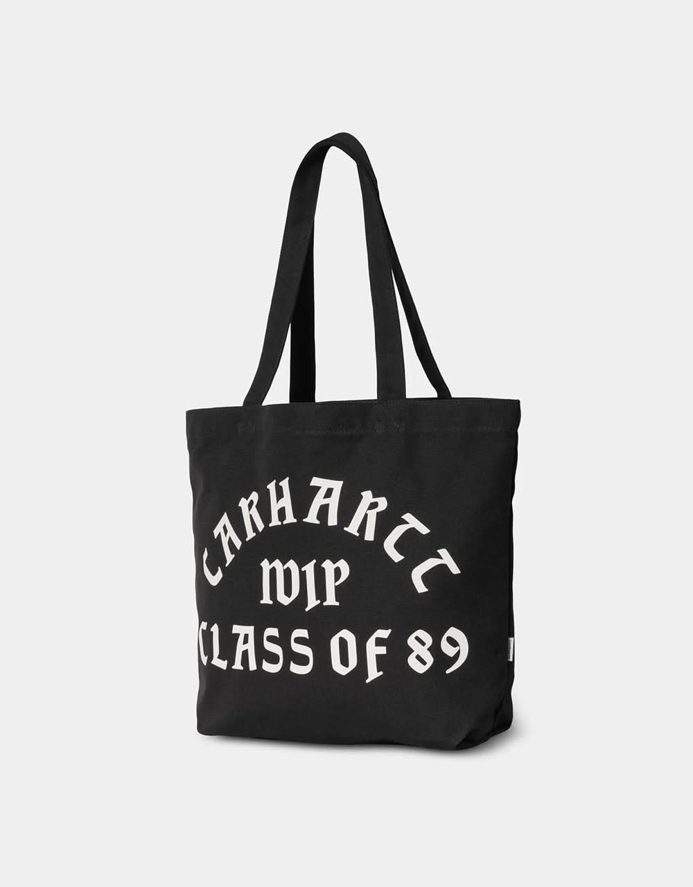 Carhartt WIP Canvas Graphic Tote Bag - Class of 89 Print/Black/Tonic