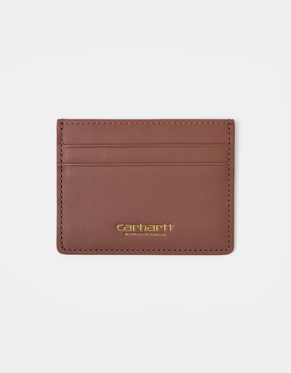 Carhartt WIP Vegas Cardholder - Cognac/Gold