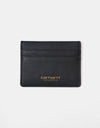 Carhartt WIP Vegas Cardholder - Black/Gold