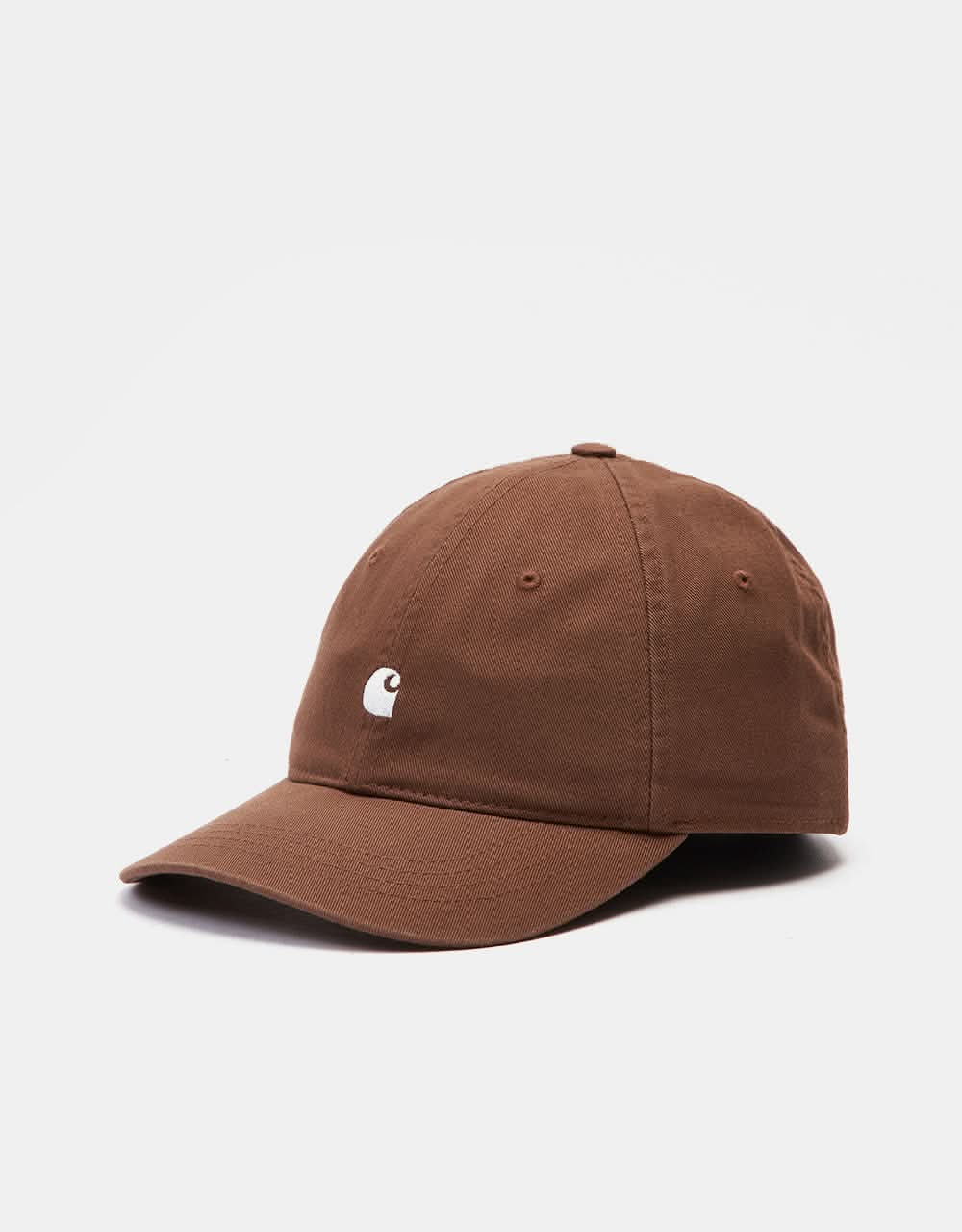 Carhartt WIP Madison Logo Cap - Lumber/White