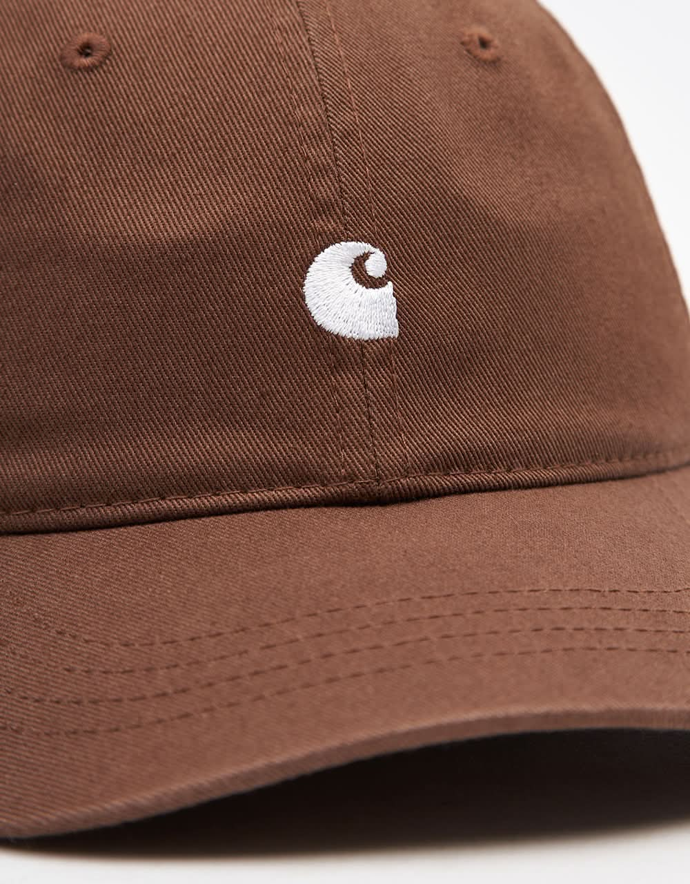 Carhartt WIP Madison Logo Cap - Lumber/White