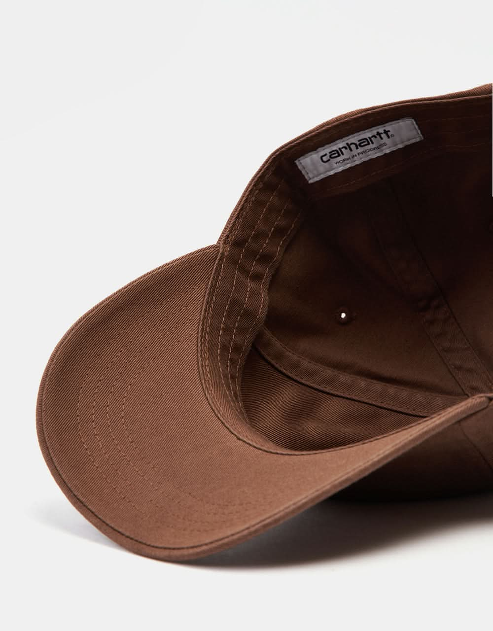 Carhartt WIP Madison Logo Cap - Lumber/White