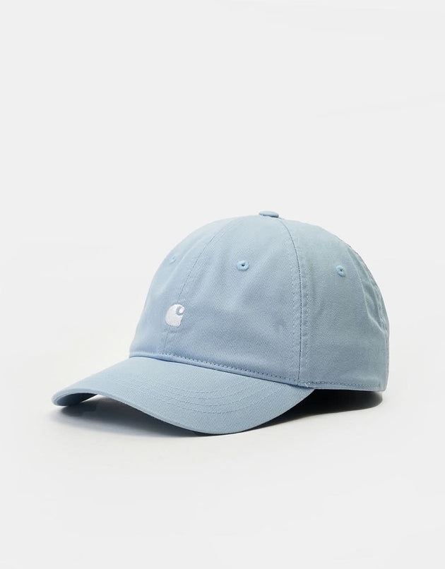 Cappellino Carhartt WIP Madison Logo - Blu satinato/Bianco