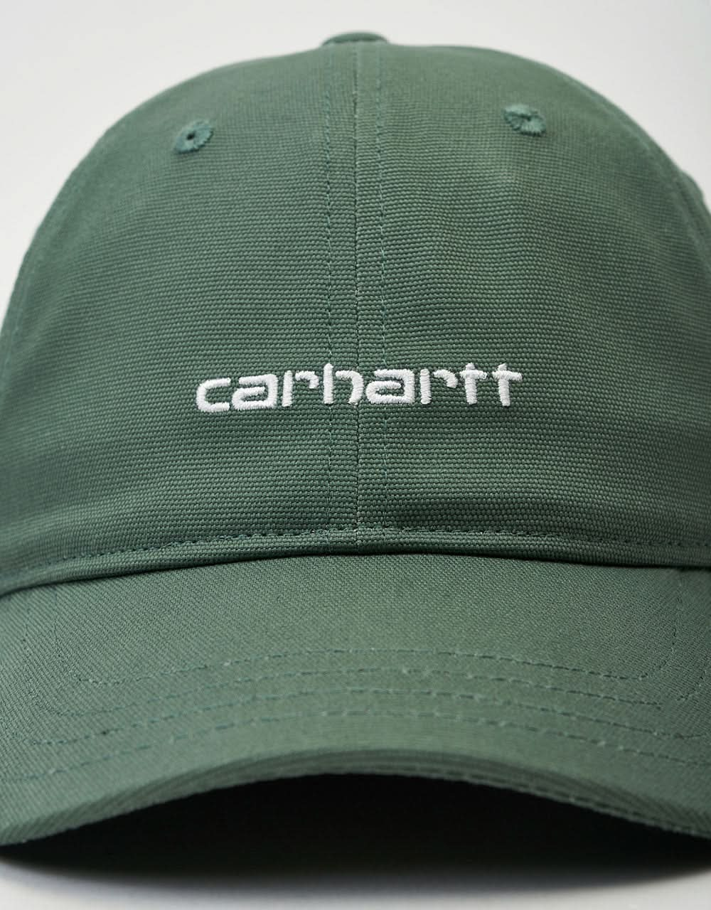 Cappellino Carhartt WIP Canvas Script - Parco/Bianco