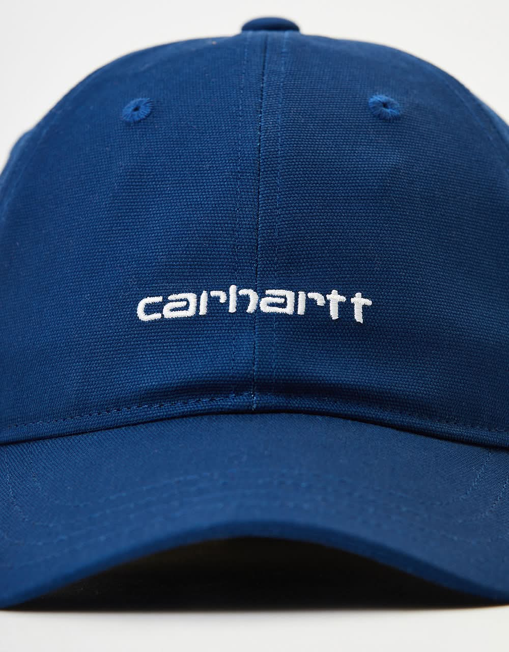 Carhartt WIP Canvas Script Cap - Elder/White