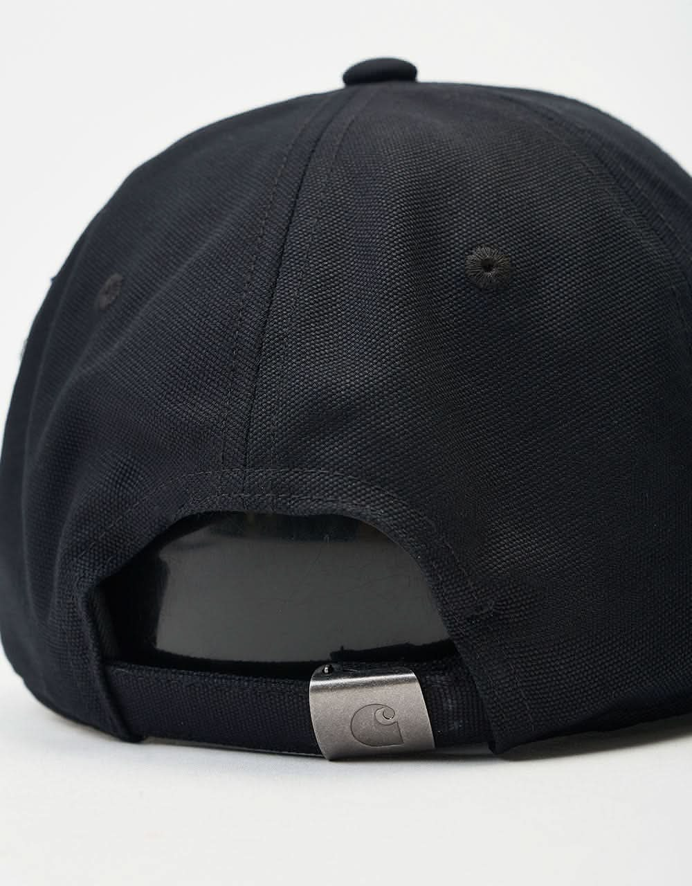 Carhartt WIP Canvas Script Cap - Black/White