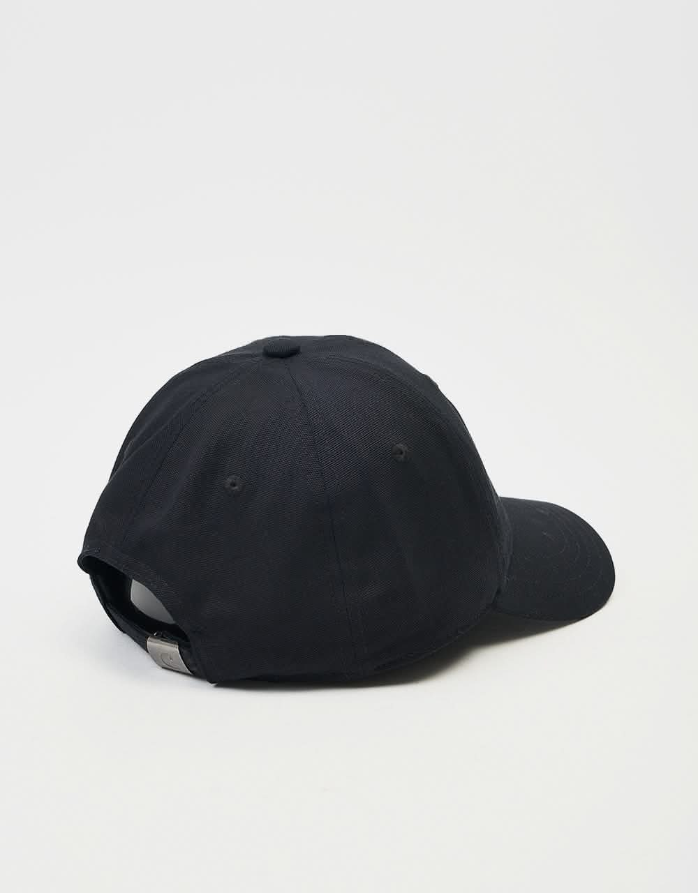 Carhartt WIP Canvas Script Cap - Black/White