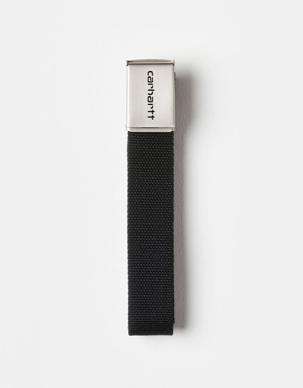 Carhartt WIP Chrome Clip Web Belt - Black