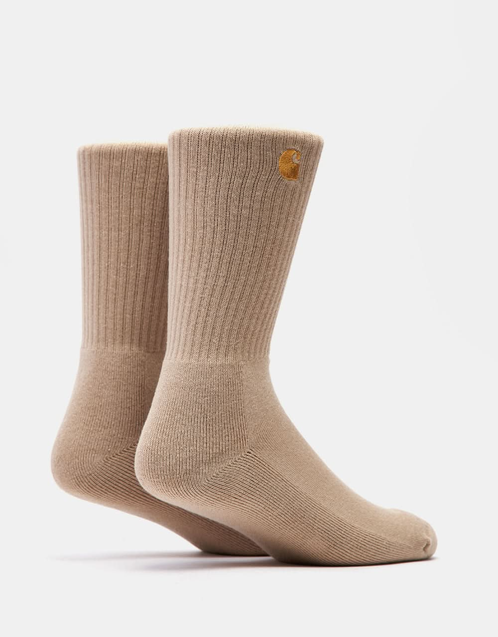 Chaussettes Carhartt WIP Chase - Sable/Or