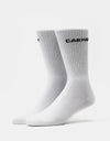 Carhartt WIP Link Socks - White/Black