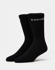 Carhartt WIP Link Socken – Schwarz/Weiß