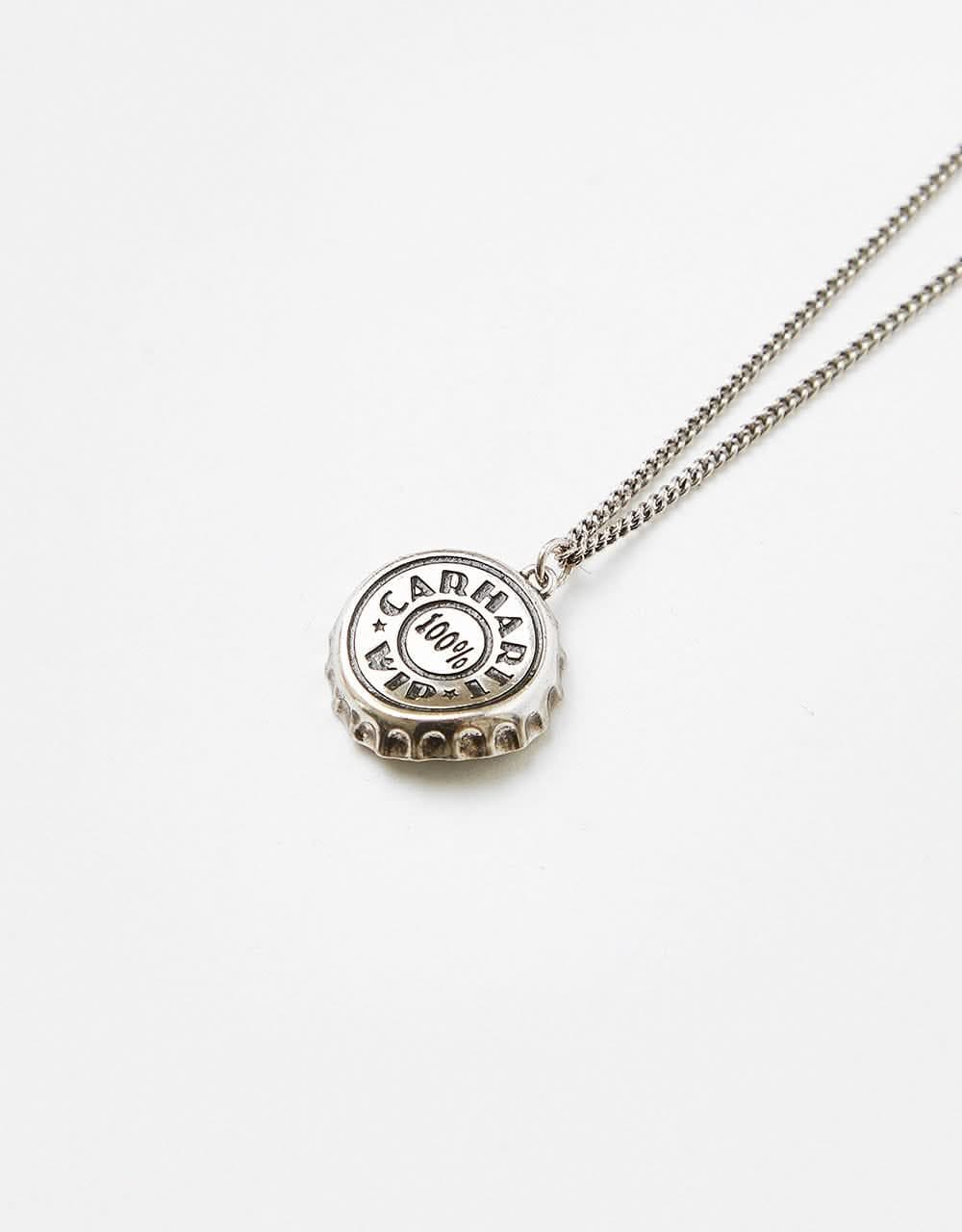 Carhartt WIP Bottle Cap Pendant - Silver