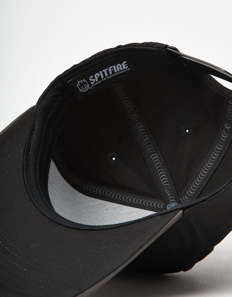 Spitfire Ltb Patch Snapback Cap - Black/Charcoal