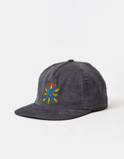 Krooked Style KR Snapback Cap - Charcoal