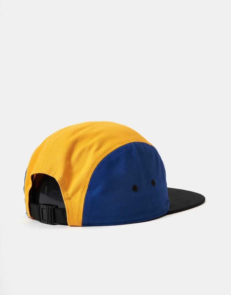 Etnies Camp 5 Panel Cap - Black/Royal/Gold