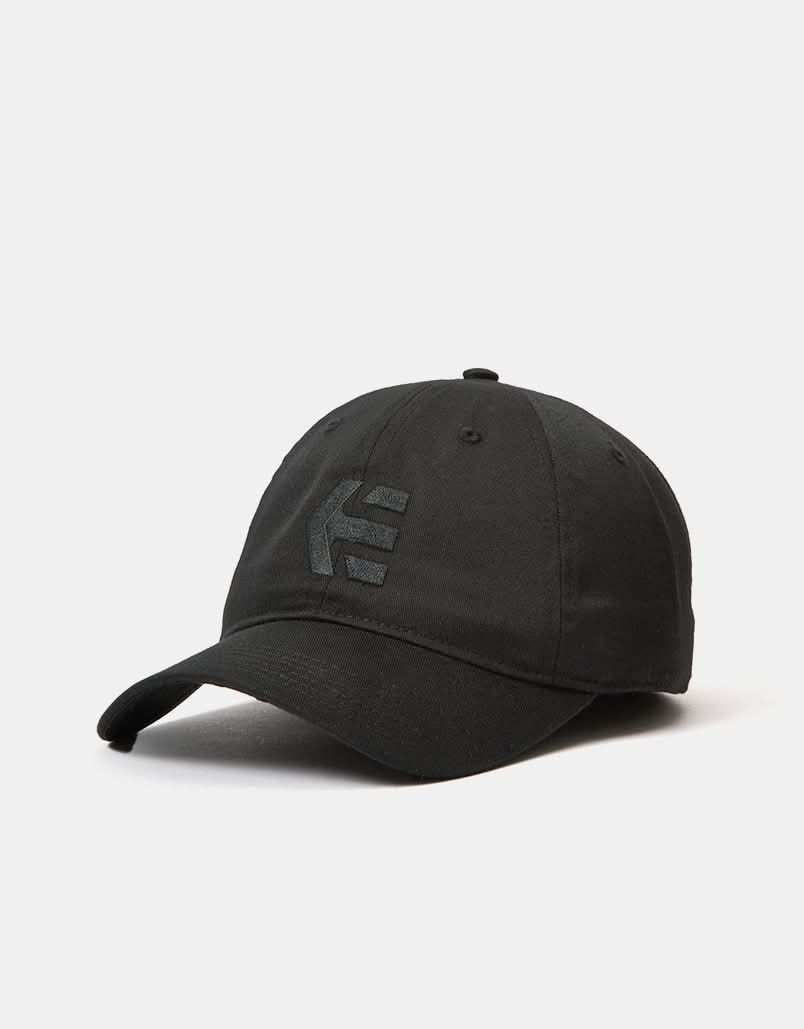 Etnies Icon Destruct Snapback Cap - Black/Black