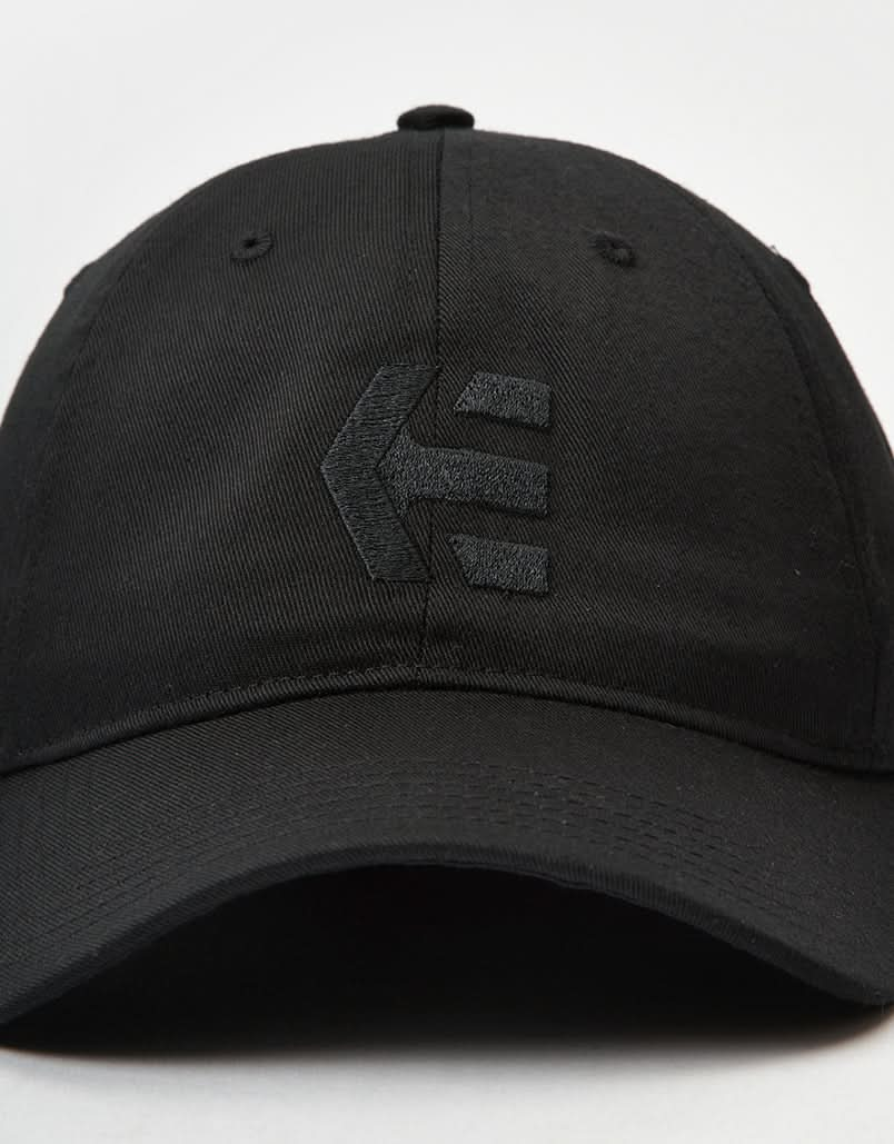 Etnies Icon Destruct Snapback Cap - Black/Black