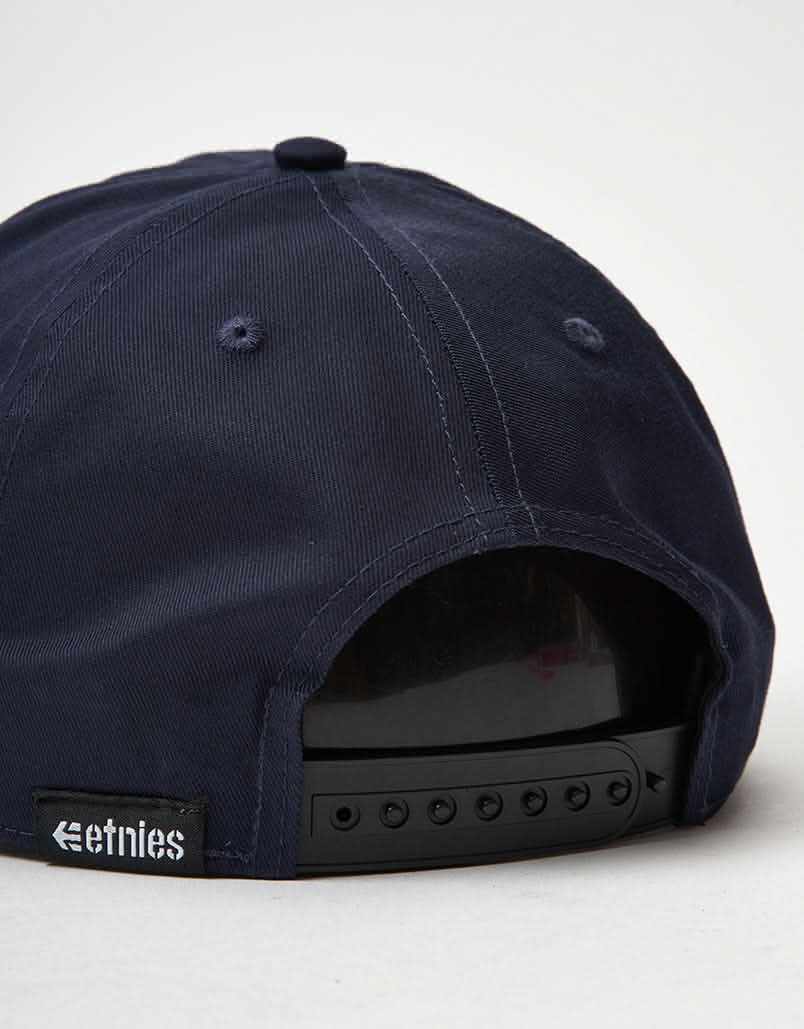 Etnies Icon Destruct Snapback Cap - Navy