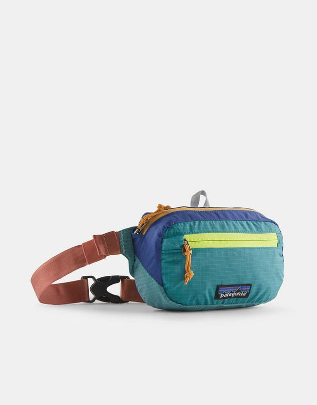 Patagonia Ultralight Black Hole Mini Hip Pack - Patchwork: Subtidal Blue