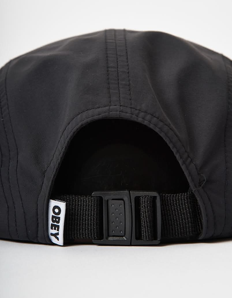 Obey Icon Patch 5 Panel Camp Cap - Black