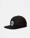 Gorra Snapback Santa Cruz Screaming Wave - Negro