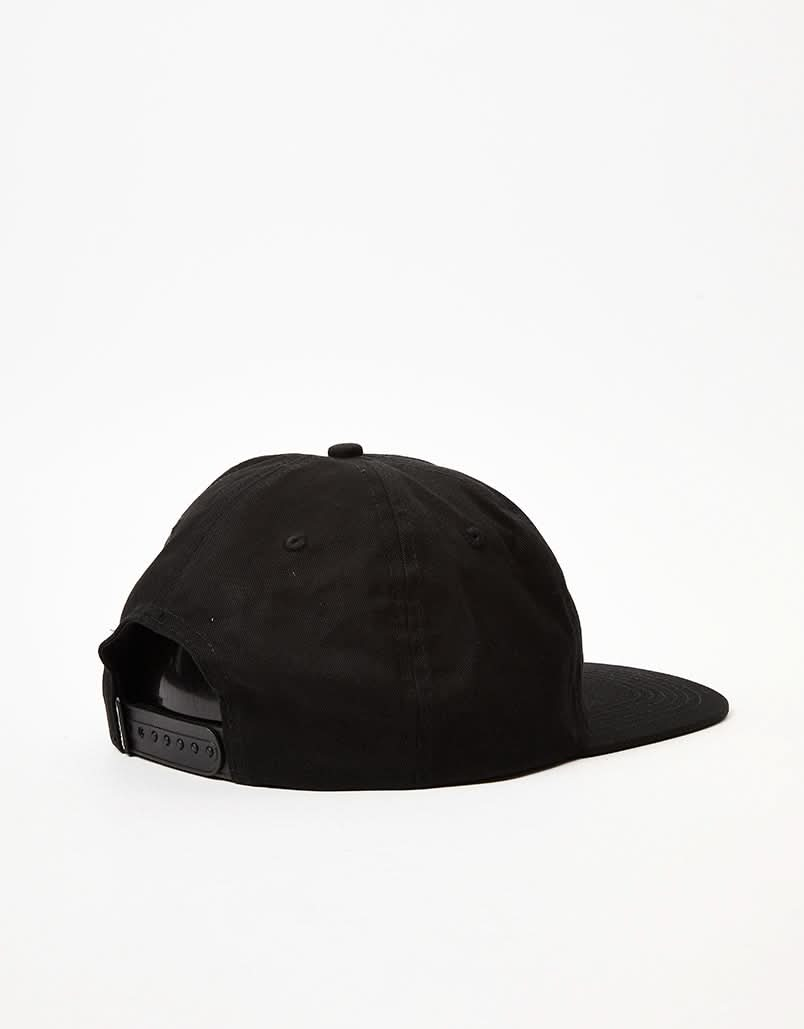 Santa Cruz Screaming Wave Snapback Cap - Black