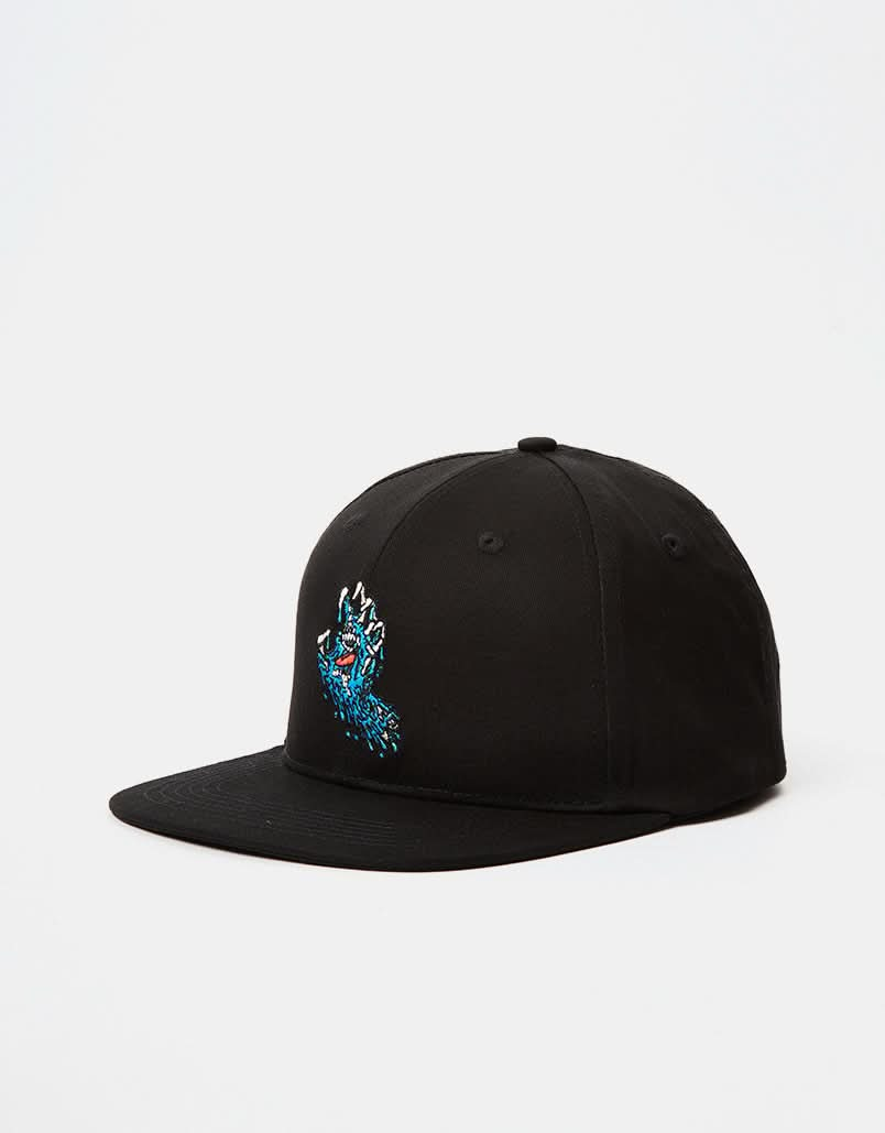 Santa Cruz Melting Hand Snapback Cap – Schwarz